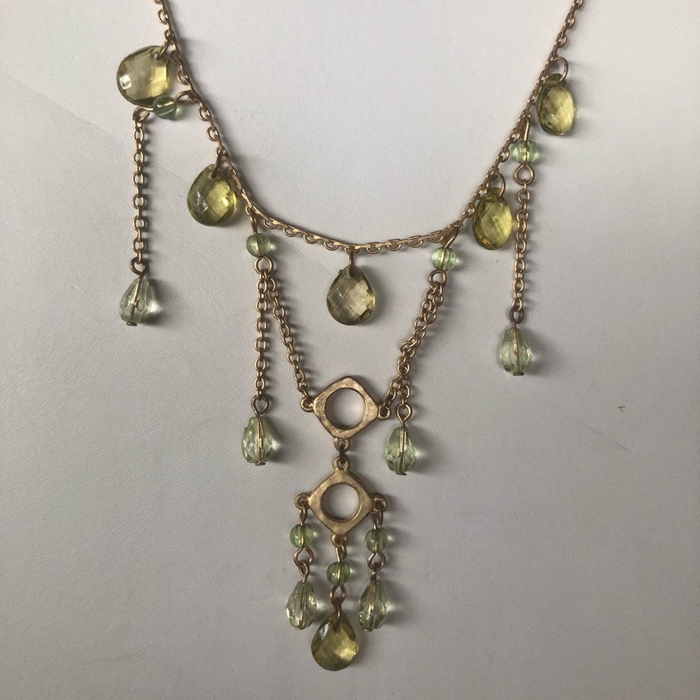 Cookie Lee green crystal Set